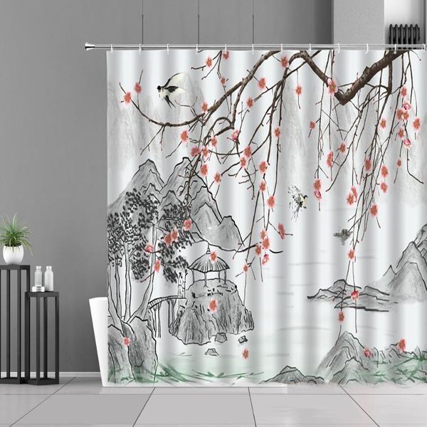 flower lnk painting peach blossom shower curtains bathroom curtain frabic waterproof polyester bath with hooks home
flower lnk painting peach blossom shower curtains bathroom curtain frabic waterproof polyester bath with hooks home