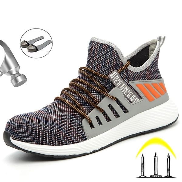 lightweight work safety shoes steel toe cap men boots construction sneakers security male 210923, Black
lightweight work safety shoes steel toe cap men boots construction sneakers security male 210923, Black