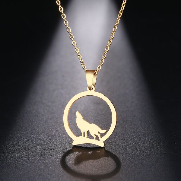 dotifi stainless steel necklace for women man wolf on the hill pendant choker necklace engagement jewelry, Silver
dotifi stainless steel necklace for women man wolf on the hill pendant choker necklace engagement jewelry, Silver