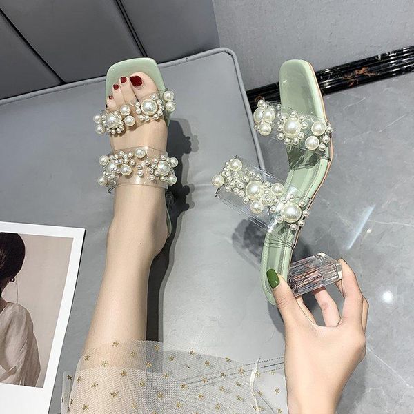 female shoes string bead ladies' slippers med women heels jelly slides fashion 2021 high transparent luxury summer fabric pu rub, Black
female shoes string bead ladies' slippers med women heels jelly slides fashion 2021 high transparent luxury summer fabric pu rub, Black
