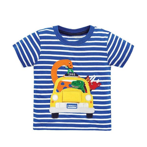 jumping meters summer boys girls tees embroidery baby stripe clothing short sleeve kids t shirts casual wear 210529, Blue
jumping meters summer boys girls tees embroidery baby stripe clothing short sleeve kids t shirts casual wear 210529, Blue