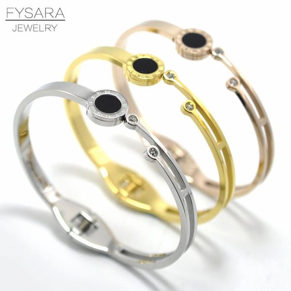 roman numerals bracelets & bangles for women jewelry accessories stainless steel zircon crystal bangle, Black
roman numerals bracelets & bangles for women jewelry accessories stainless steel zircon crystal bangle, Black