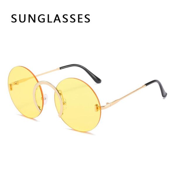 sunglasses personalized round street fashion all-match ocean color metal frame glasses oculos dsol redondo, White;black
sunglasses personalized round street fashion all-match ocean color metal frame glasses oculos dsol redondo, White;black