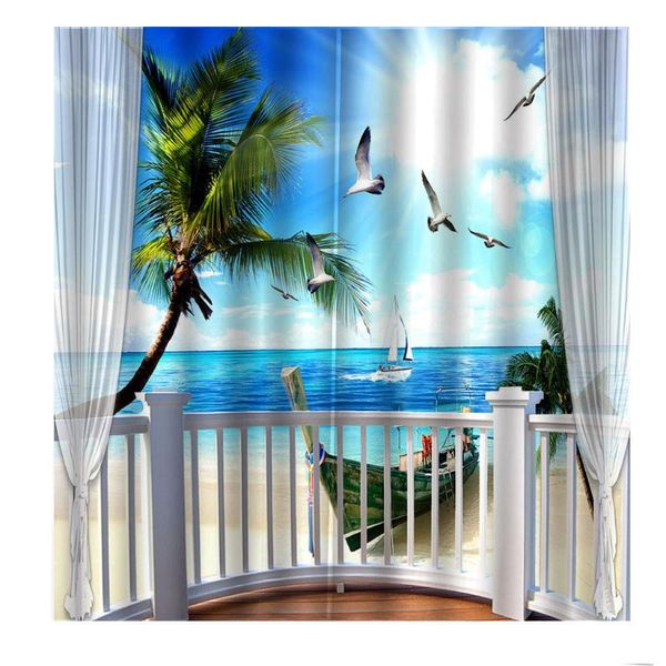 modern tropical sand beach overlook from balcony 3d window curtain seaside scenery for living room bedroom indoor decor & drapes
modern tropical sand beach overlook from balcony 3d window curtain seaside scenery for living room bedroom indoor decor & drapes