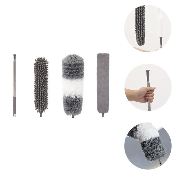 car sponge 1 set 4pcs microfiber fiber duster with extension rod home dust remover (grey)
car sponge 1 set 4pcs microfiber fiber duster with extension rod home dust remover (grey)