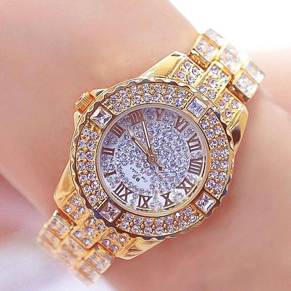 wristwatches women's wristwatch elegant diamond gold watch ladies luxury quartz female clock women bracelet watches relogio feminino, Slivery;brown
wristwatches women's wristwatch elegant diamond gold watch ladies luxury quartz female clock women bracelet watches relogio feminino, Slivery;brown