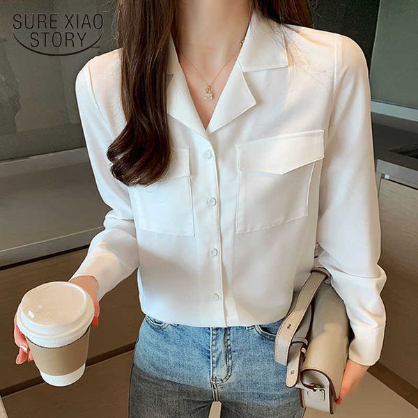 autumn korean ol suit collar ladies' long sleeve chiffon blouse women's white shirt cardigan ropa de mujer 10696 210528
autumn korean ol suit collar ladies' long sleeve chiffon blouse women's white shirt cardigan ropa de mujer 10696 210528