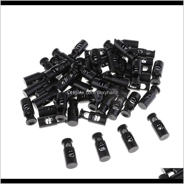 sewing notions tools apparel drop delivery 2021 50pcs plastic single hole cord locks spring toggle ser for shoelaces bag b3f1e, Black
sewing notions tools apparel drop delivery 2021 50pcs plastic single hole cord locks spring toggle ser for shoelaces bag b3f1e, Black