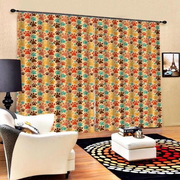 curtain & drapes creative po custom cartoon colorful cute animal footprints pattern for children's room bedroom blackout sets
curtain & drapes creative po custom cartoon colorful cute animal footprints pattern for children's room bedroom blackout sets