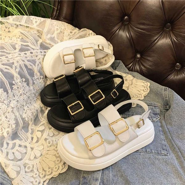 sandals counter style ins net red belt buckle one word open toe women's shoes leather middle heel muffin bottom wear tide, Black
sandals counter style ins net red belt buckle one word open toe women's shoes leather middle heel muffin bottom wear tide, Black