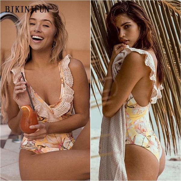 floral print monokini women deep v beachwear flouncy lotus swimsuit s-xl girl backless one piece suit swimwear one-piece suits
floral print monokini women deep v beachwear flouncy lotus swimsuit s-xl girl backless one piece suit swimwear one-piece suits