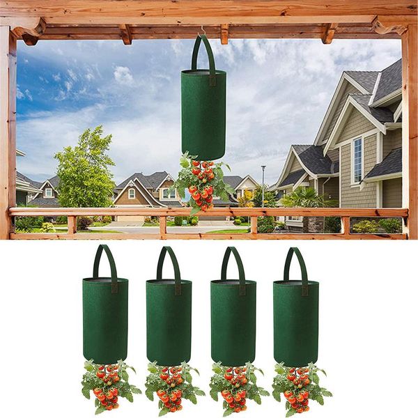 planters & pots 4pc felt hanging tomato grow bag upside down planter multi-function strawberry vegetable flower plant bags pot
planters & pots 4pc felt hanging tomato grow bag upside down planter multi-function strawberry vegetable flower plant bags pot