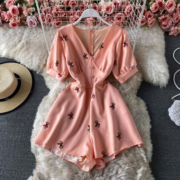 summer button elegant retro womens romper v neck thin print vintage floral high waist playsuits, Black;white
summer button elegant retro womens romper v neck thin print vintage floral high waist playsuits, Black;white