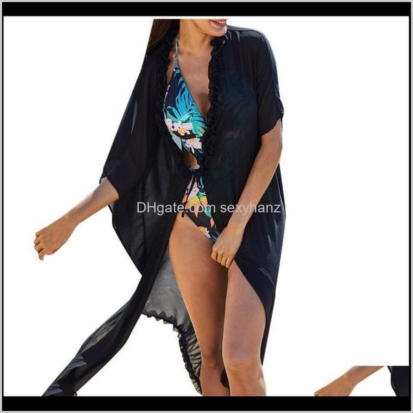 womens clothing apparel drop delivery 2021 summer women swimsuit bikini up cover chiffon long dress elegant solid beach bathing suit tun, White;black
womens clothing apparel drop delivery 2021 summer women swimsuit bikini up cover chiffon long dress elegant solid beach bathing suit tun, White;black