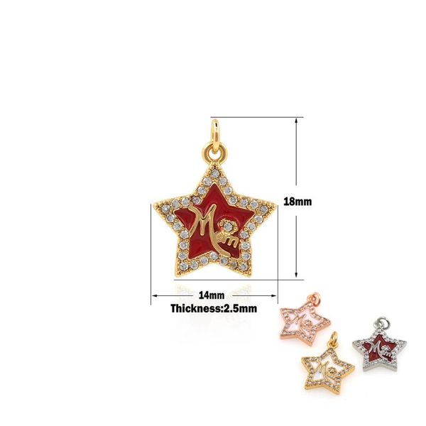 charms ocean five-pointed star pendant necklace jewelry golden gold filled enamel hip hop gift cubic zirconia charm, Bronze;silver
charms ocean five-pointed star pendant necklace jewelry golden gold filled enamel hip hop gift cubic zirconia charm, Bronze;silver