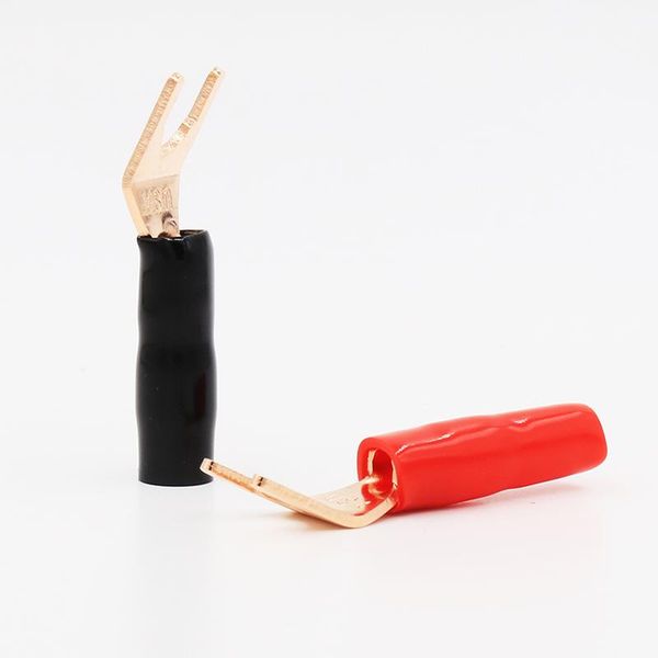 smart power plugs 12pcs pure red copper musical speaker cable wire spade plug connector terminal
smart power plugs 12pcs pure red copper musical speaker cable wire spade plug connector terminal
