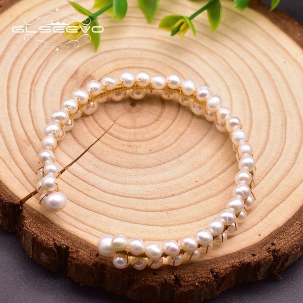 bangles bracelet glseevo natural freshwater pearl elastic simple and versatile handmade jewelry for women, Black
bangles bracelet glseevo natural freshwater pearl elastic simple and versatile handmade jewelry for women, Black