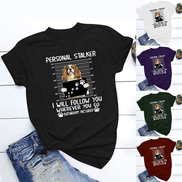 women's t-shirt woman tshirts dog animal print cute fashion short sleeve casual all-match o-neck oversized summer daily, White
women's t-shirt woman tshirts dog animal print cute fashion short sleeve casual all-match o-neck oversized summer daily, White