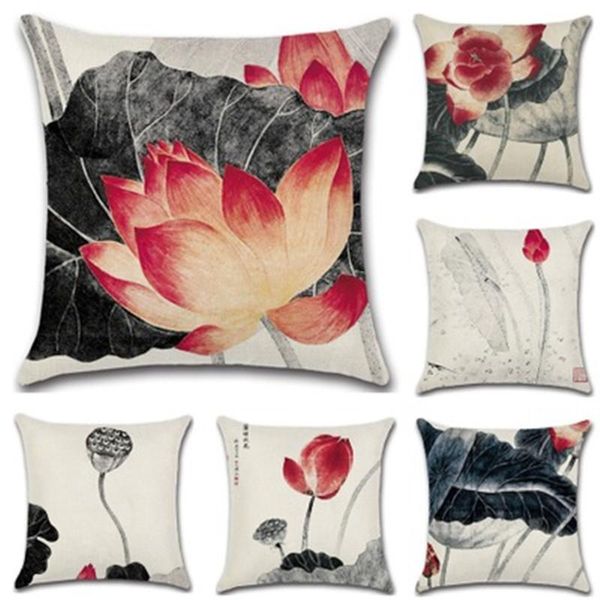cushion/decorative pillow sbb chinese style linen cushion covers ink painting lotus leaf printed throw pillows cases home sofa car seat deco
cushion/decorative pillow sbb chinese style linen cushion covers ink painting lotus leaf printed throw pillows cases home sofa car seat deco