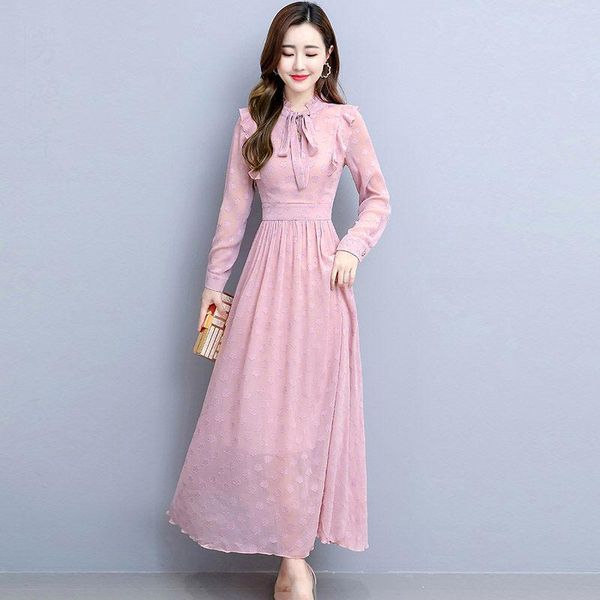 casual dresses autumn 2021 long sleeve ladies high-end chiffon dress women lace celebrity temperament jacquard maxi elegant robe y557, Black;gray
casual dresses autumn 2021 long sleeve ladies high-end chiffon dress women lace celebrity temperament jacquard maxi elegant robe y557, Black;gray