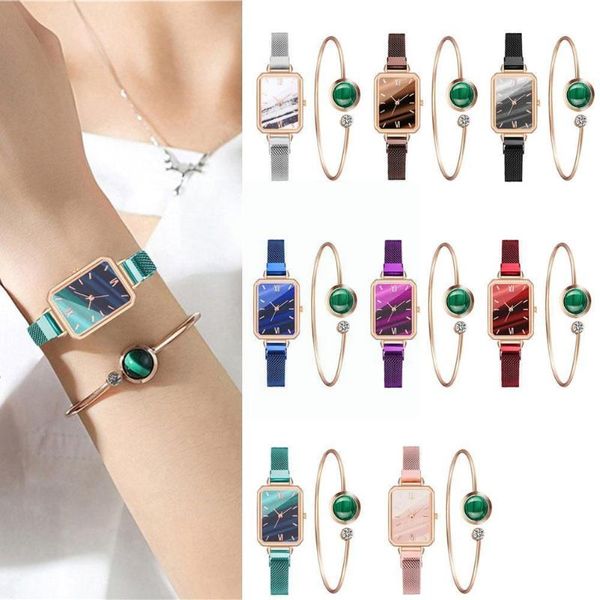wristwatches women watches fashion square ladies quartz watch bracelet mesh simple dial set green luxury strap magnetic g8f7, Slivery;brown
wristwatches women watches fashion square ladies quartz watch bracelet mesh simple dial set green luxury strap magnetic g8f7, Slivery;brown