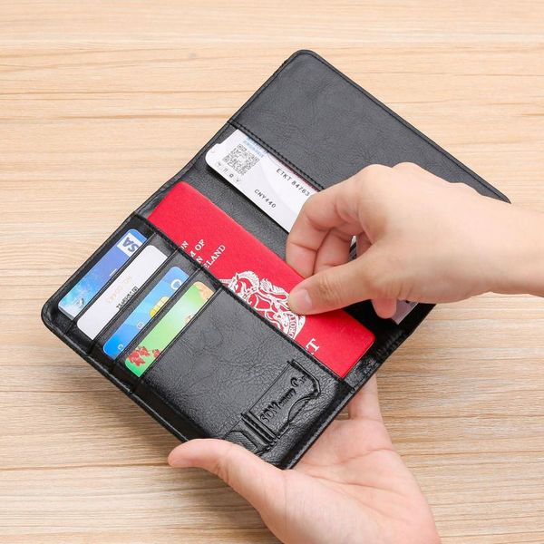 card holders 2021 passport wallet men genuine leather travel cover case document holder large capacity coin purse, Brown;gray
card holders 2021 passport wallet men genuine leather travel cover case document holder large capacity coin purse, Brown;gray