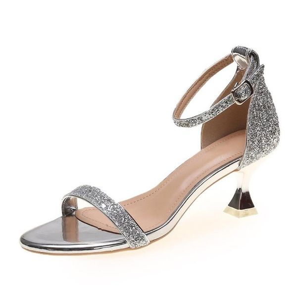 sequin fashion european style 2021 summer high-heeled sandals fine heel open-toe word buckle women's shoes, Black
sequin fashion european style 2021 summer high-heeled sandals fine heel open-toe word buckle women's shoes, Black