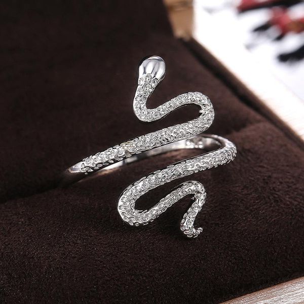 cluster rings retro bohemian punk style vintage silver color snake ring for women girl statement party female hip hop jewelry, Golden;silver
cluster rings retro bohemian punk style vintage silver color snake ring for women girl statement party female hip hop jewelry, Golden;silver