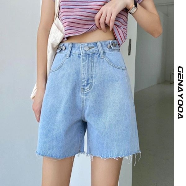genayooa biker feminino summer korean style high waisted denim shorts jeans streetwear blue short femme 210417, White;black
genayooa biker feminino summer korean style high waisted denim shorts jeans streetwear blue short femme 210417, White;black