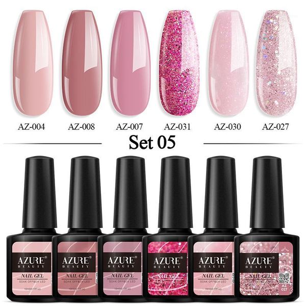 beauty 6pcs/lot glitter series uv gel polish soak off nude color nail art hybrid semi permanent pink set1, Red;pink
beauty 6pcs/lot glitter series uv gel polish soak off nude color nail art hybrid semi permanent pink set1, Red;pink