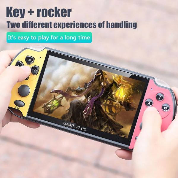 plus 5.1 inch handheld game player console 8gb built-in 200 games mini child gifts puzzle toys portable players 
plus 5.1 inch handheld game player console 8gb built-in 200 games mini child gifts puzzle toys portable players