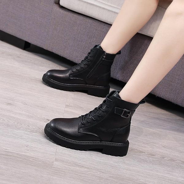 boots black ankle women's 2021 winter short all-match leather thick-soled inner heightening thin
boots black ankle women's 2021 winter short all-match leather thick-soled inner heightening thin