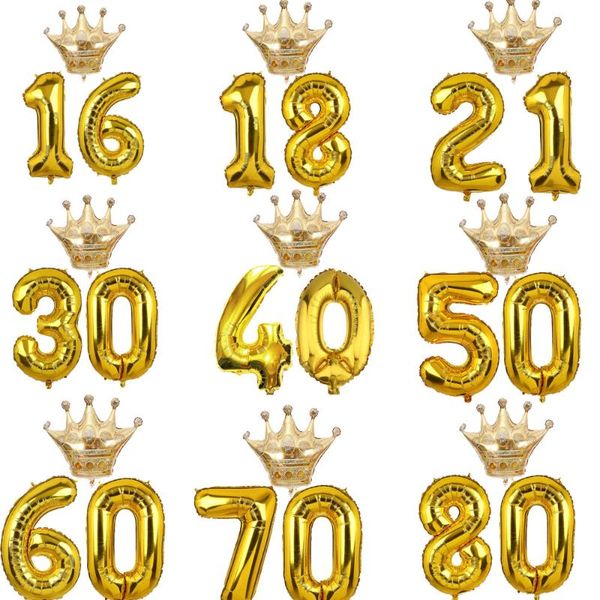 party decoration 10 18 20 30 40 50 to 90 years old kid birthday gold crown number balloons set anniversary decorations supplies 73d
party decoration 10 18 20 30 40 50 to 90 years old kid birthday gold crown number balloons set anniversary decorations supplies 73d