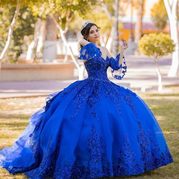 2022 royal blue ball gown princess quinceanera dress with appliques beaded flowers party sweet 16 gowns vestidos de 15 años xv, Blue;red
2022 royal blue ball gown princess quinceanera dress with appliques beaded flowers party sweet 16 gowns vestidos de 15 años xv, Blue;red
