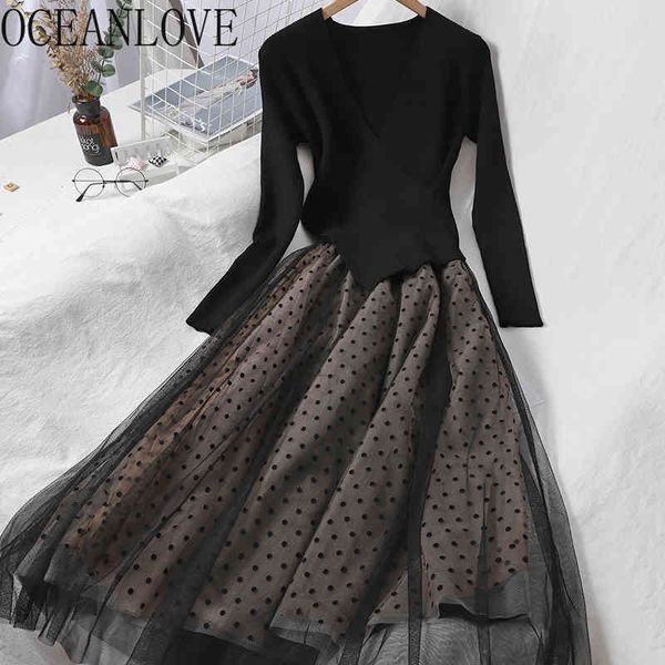 robe femme dot vintage a-line autumn winter woman dresses knitted high waist mesh patchwork vestidos elegant 19297 210415, Black;gray
robe femme dot vintage a-line autumn winter woman dresses knitted high waist mesh patchwork vestidos elegant 19297 210415, Black;gray
