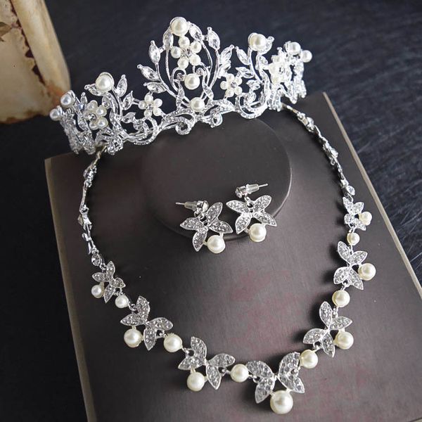 jewelry set korean bridal headdress wedding necklace earrings crown three piece with crystal diamond, Slivery;golden
jewelry set korean bridal headdress wedding necklace earrings crown three piece with crystal diamond, Slivery;golden