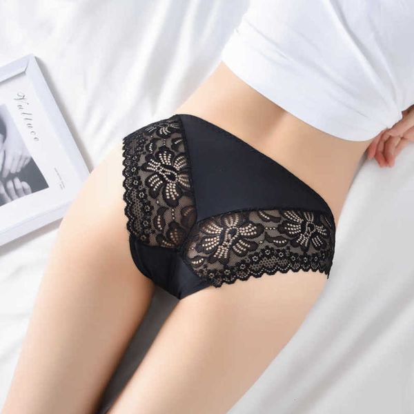 panties pure medium waist lace underwear women's briefs ice transparent hollow cotton crotch, Black;pink
panties pure medium waist lace underwear women's briefs ice transparent hollow cotton crotch, Black;pink