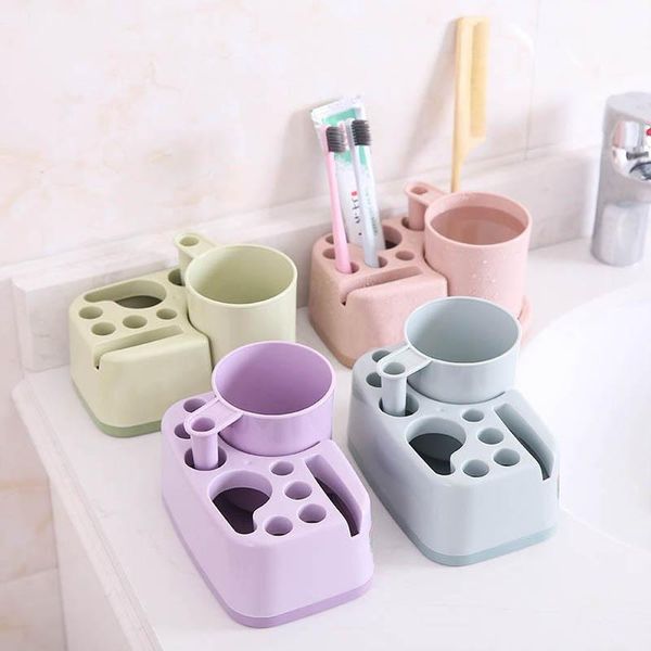 plastic toothbrush holder bathroom accessories cup organizer wash suit multifunction 1pcs portable storage rack bath accessory set
plastic toothbrush holder bathroom accessories cup organizer wash suit multifunction 1pcs portable storage rack bath accessory set
