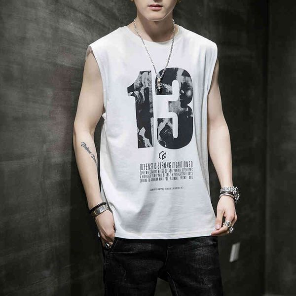 korean student vest men' sports hurdle summer individual trend wear shoulder fashion brand loose fit sleeveless shirt, White;black
korean student vest men' sports hurdle summer individual trend wear shoulder fashion brand loose fit sleeveless shirt, White;black