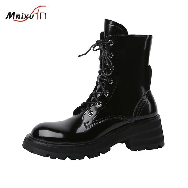 boots handmade genuine leather platform ankle female women shoes winter cross-tied zipper chunky high heels booties size 40, Black
boots handmade genuine leather platform ankle female women shoes winter cross-tied zipper chunky high heels booties size 40, Black