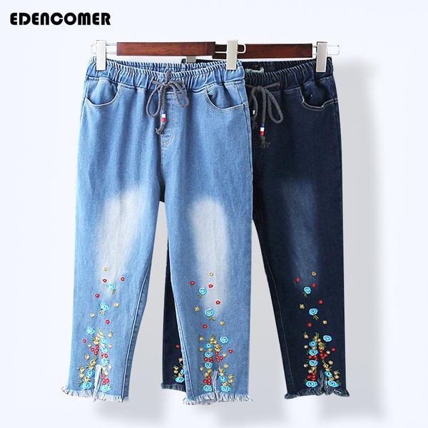edencomer xxxl 4xl plus size embroidery jeans for women 2021 autumn casual loose korean panelled vintage with women's, Blue
edencomer xxxl 4xl plus size embroidery jeans for women 2021 autumn casual loose korean panelled vintage with women's, Blue