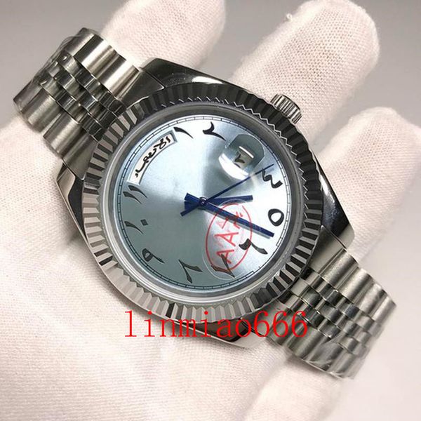 good men's sport watch 18k gold daydate series 40mm dial 2813 automatic movement sapphire original clasp, Slivery;brown
good men's sport watch 18k gold daydate series 40mm dial 2813 automatic movement sapphire original clasp, Slivery;brown