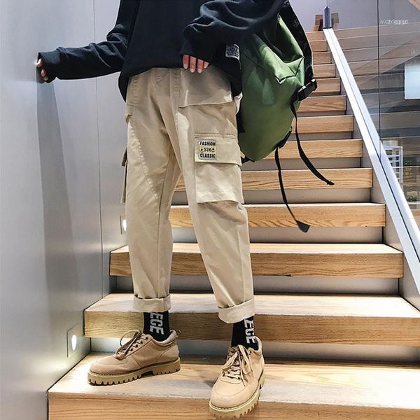 men's pants men vintage cargo 2021 mens hiphop khaki pockets joggers male korean fashion sweatpants winter overalls1, Black
men's pants men vintage cargo 2021 mens hiphop khaki pockets joggers male korean fashion sweatpants winter overalls1, Black