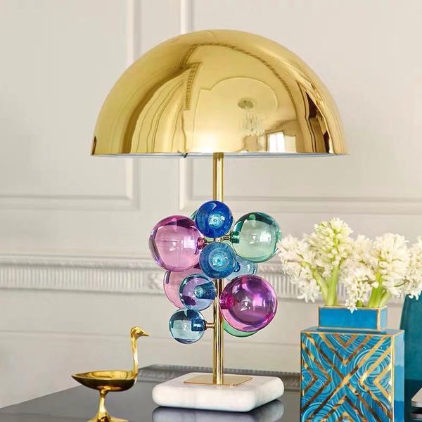 post-modern crystal led table lamp for bedroom bedside luxury living room gold metal marble light lamps
post-modern crystal led table lamp for bedroom bedside luxury living room gold metal marble light lamps