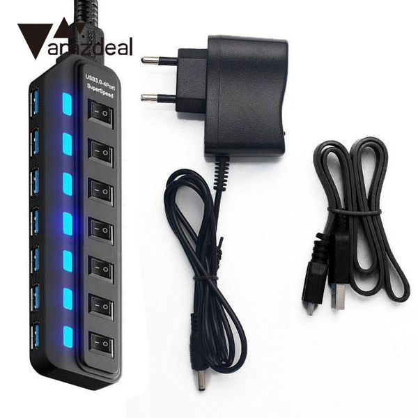 hubs amzdeal 7 port hub usb 3.0 splitter adapter 5gbps with on/off switch for pc mac lapdeskeu plug
hubs amzdeal 7 port hub usb 3.0 splitter adapter 5gbps with on/off switch for pc mac lapdeskeu plug