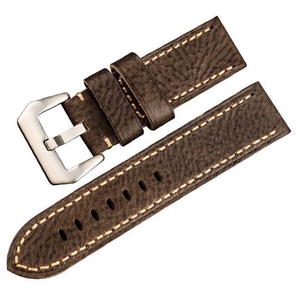 watch bands pstray handmade vintage italian calfskin strap 24mm 22mm 20mm smoke grey leather strap, for rough style men's pam441, Black;brown
watch bands pstray handmade vintage italian calfskin strap 24mm 22mm 20mm smoke grey leather strap, for rough style men's pam441, Black;brown