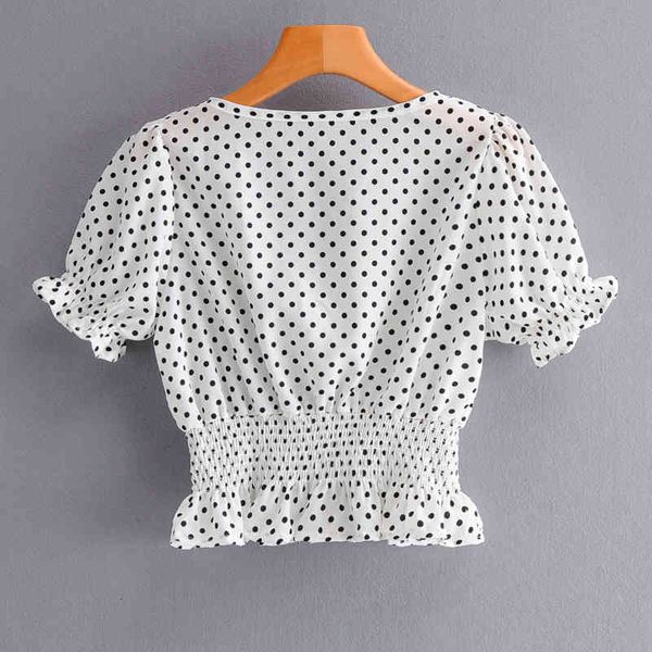 blouses harajuku polka-dot v-neck short-sleeved waist and navel short female shirt sweet fashion slim chic women's, White
blouses harajuku polka-dot v-neck short-sleeved waist and navel short female shirt sweet fashion slim chic women's, White