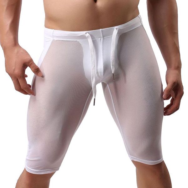 men's shorts swimming trunks men long boxer swim gay tight beachwear low waist male swimwear swimsuit, White;black
men's shorts swimming trunks men long boxer swim gay tight beachwear low waist male swimwear swimsuit, White;black