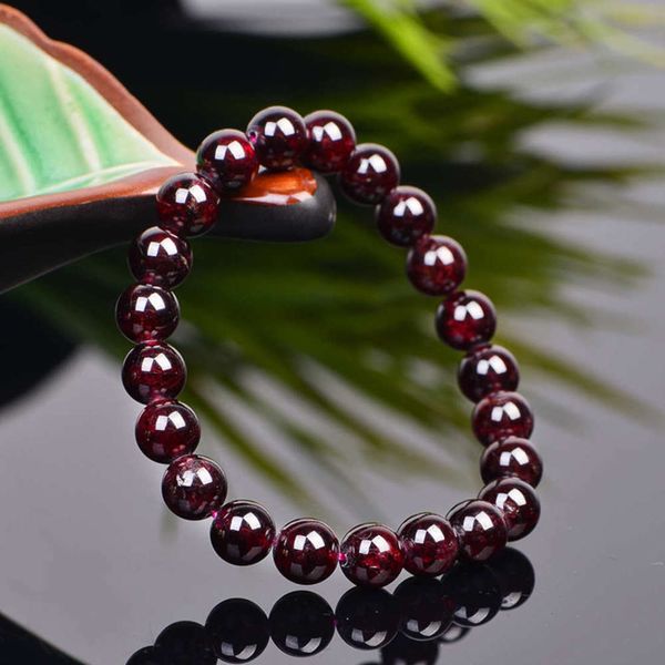 strands garnet bracelet 3a natural wine red pomegranate crystal jewelry women's, Black
strands garnet bracelet 3a natural wine red pomegranate crystal jewelry women's, Black