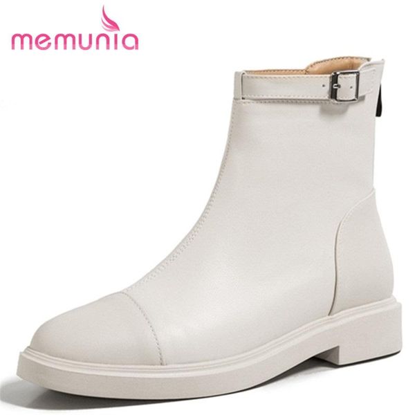 boots memunia 2022 genuine leather shoes zipper square heels ankle buckle hand made ladies winter comfortable quality, Black
boots memunia 2022 genuine leather shoes zipper square heels ankle buckle hand made ladies winter comfortable quality, Black
